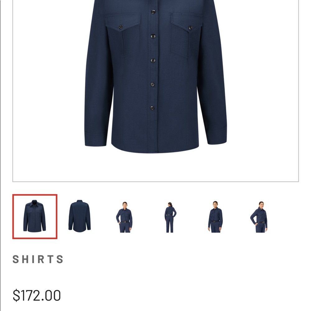 Workrite long sleeve nomex shirt